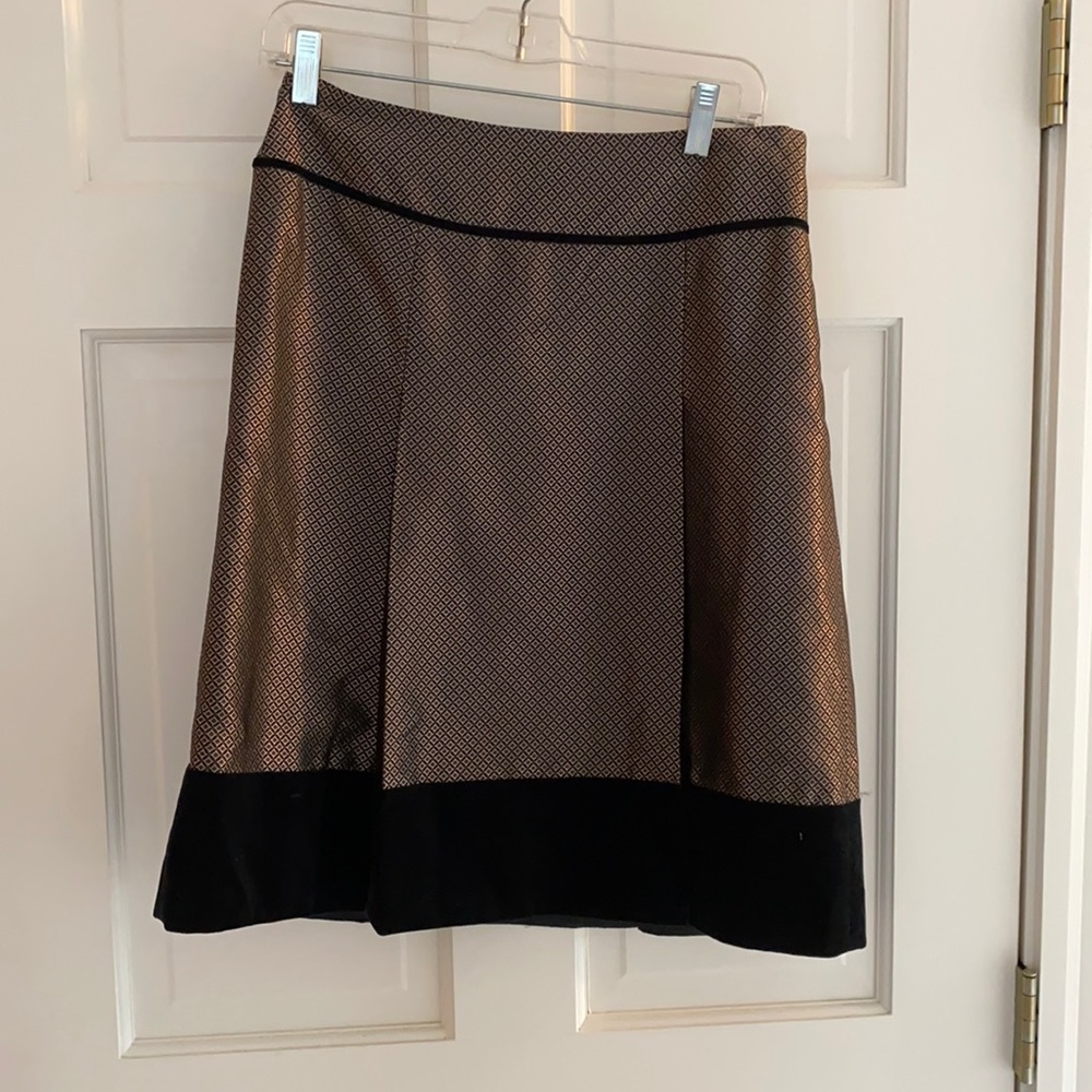 Adorable Ann Taylor velvet and satin skirt, 6